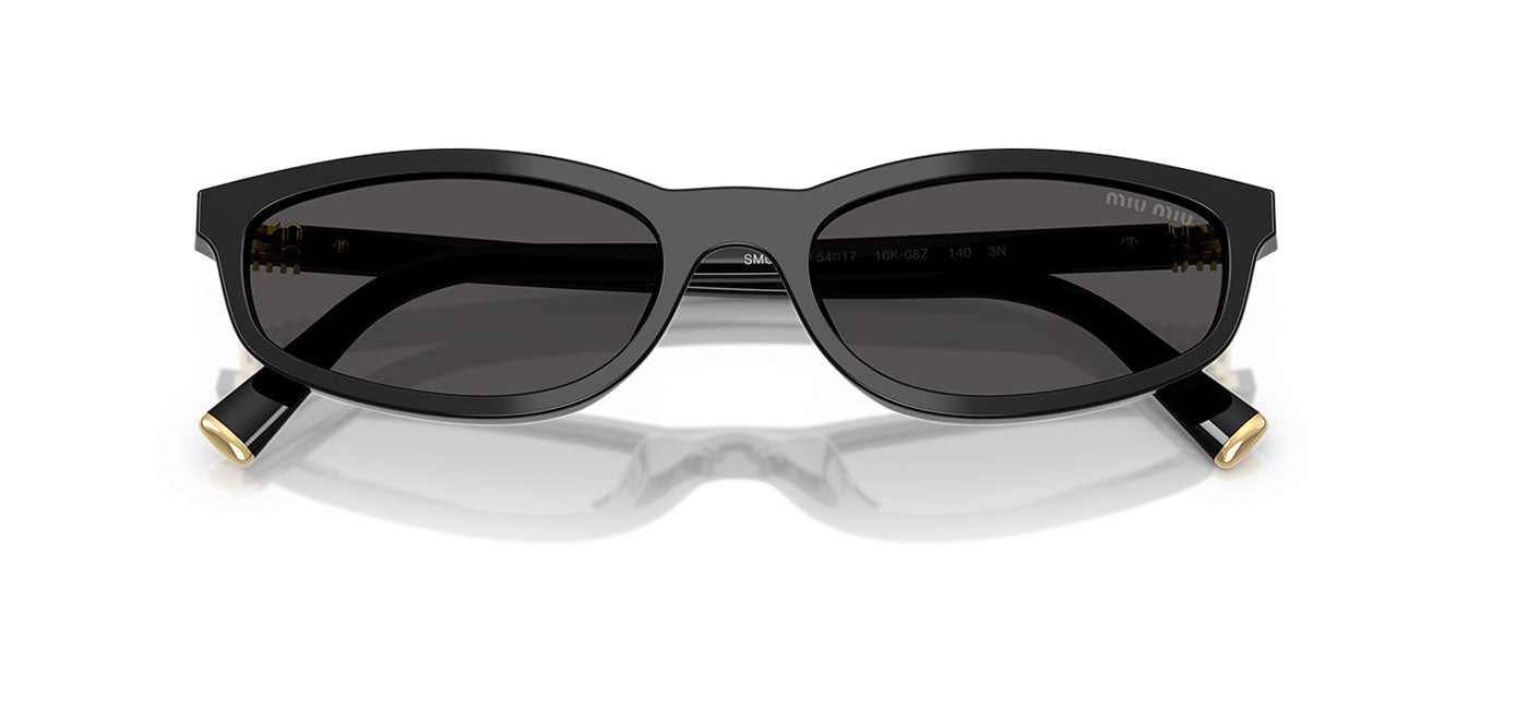 Miu Miu MU A06S Sunglasses - Black / Dark Grey