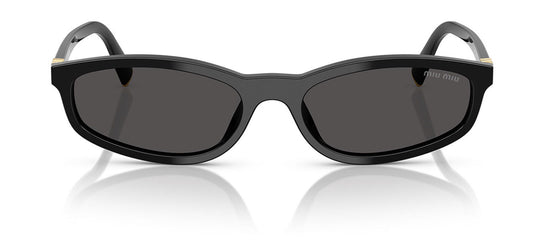 Miu Miu MU A06S Sunglasses - Black / Dark Grey