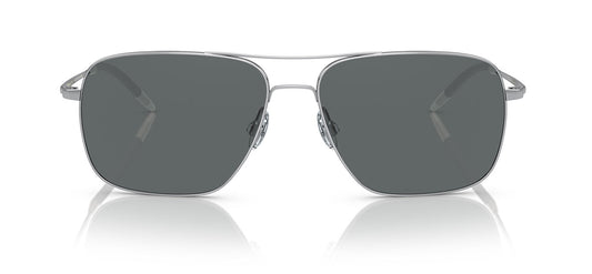 Oliver Peoples OV1150S Clifton Sunglasses - Silver / Dark Grey Polarised