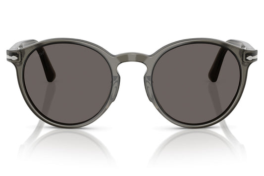 Persol PO3171S Sunglasses - Taupe Grey Transparent / Dark Grey