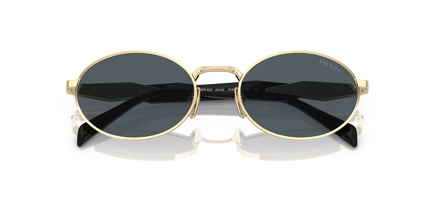Prada PR 65ZS Sunglasses - Pale Gold / Dark Grey