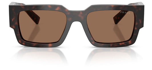 Prada PR B17S Sunglasses - Root Tortoise / Dark Brown