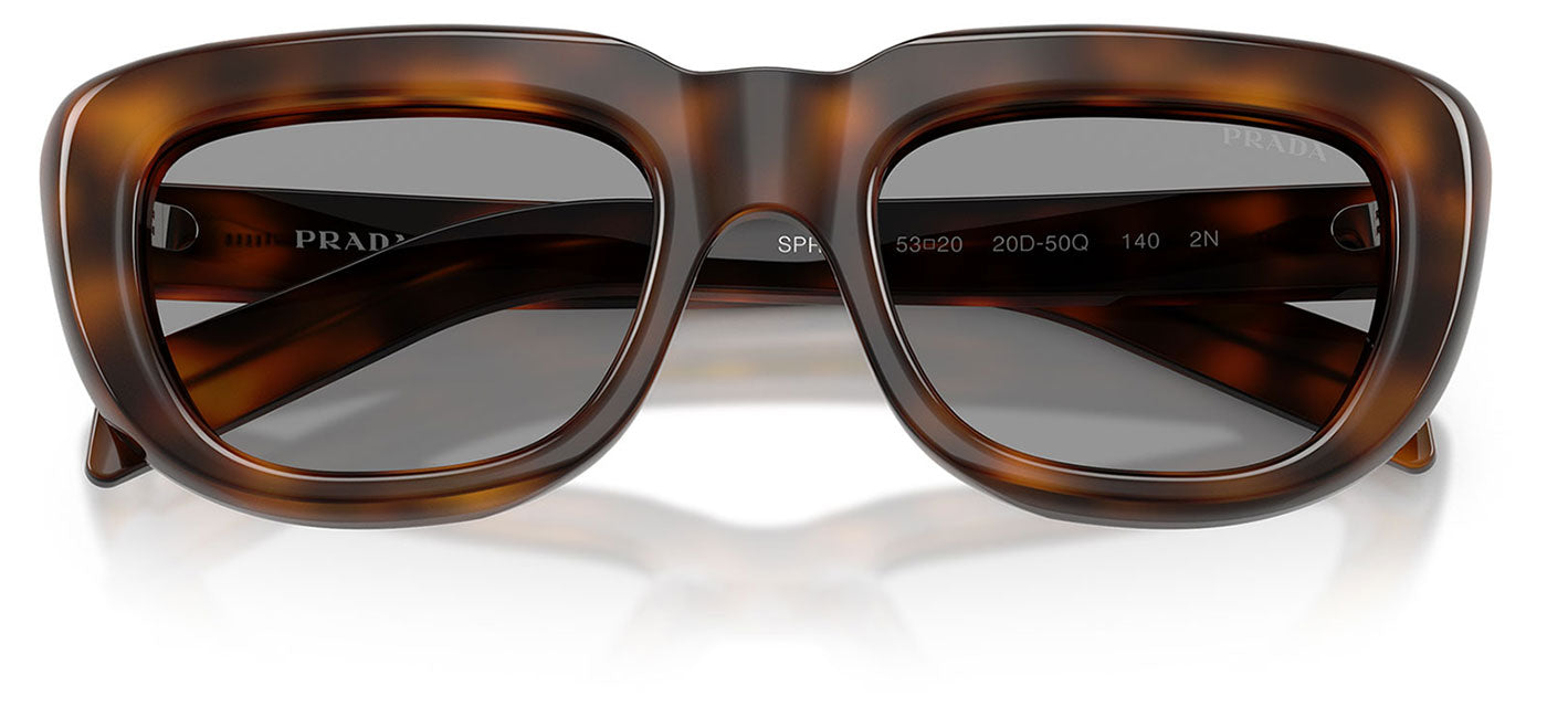 Prada PR D07S Sunglasses - Juniper Tortoise / Grey