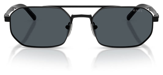 Prada PR D53S Sunglasses - Satin Black / Dark Grey