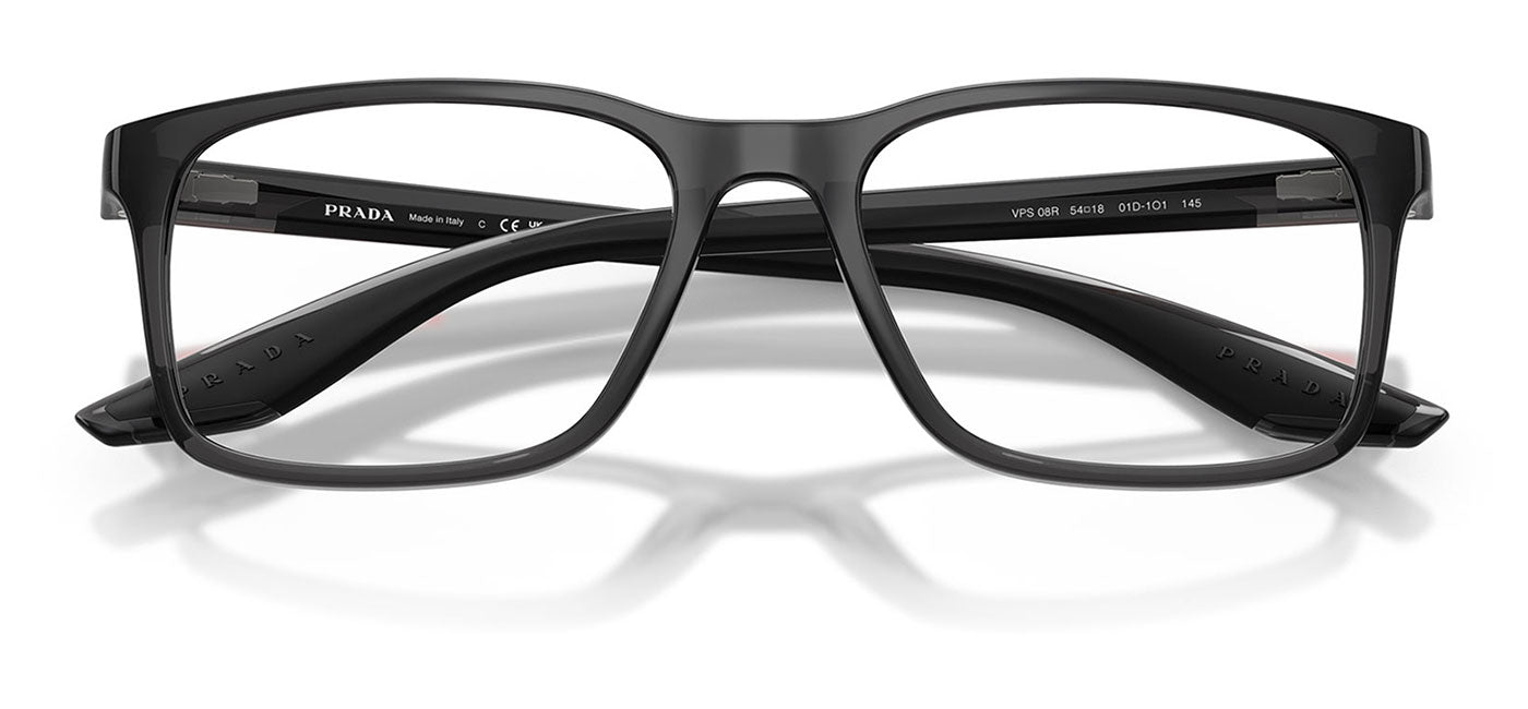 Prada Linea Rossa PS 08RV Glasses - Crystal Grey