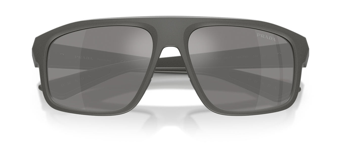 Prada Linea Rossa PS B02S Sunglasses - Metal Grey / Grey Mirror Silver