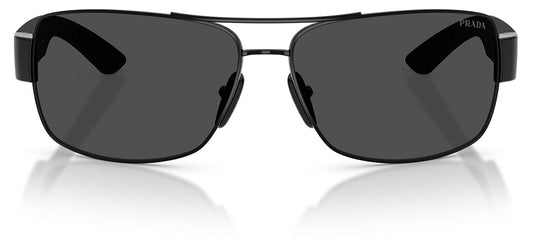Prada Linea Rossa PS B52S Sunglasses - Black / Dark Grey