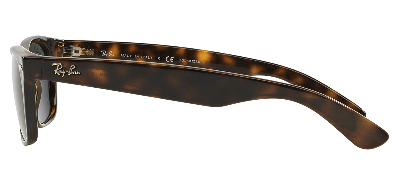 Ray-Ban RB2132 New Wayfarer Sunglasses - Tortoise / Green Polarised
