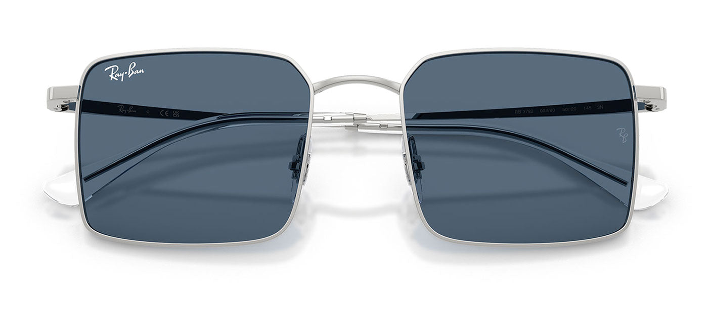 Ray-Ban RB3782 Idan Sunglasses - Silver / Dark Blue