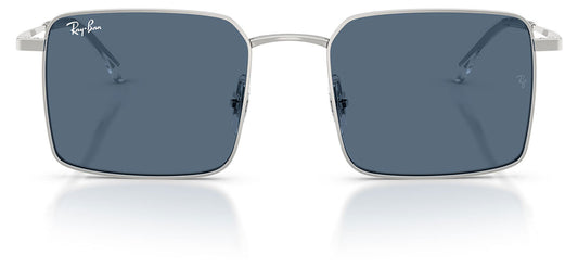 Ray-Ban RB3782 Idan Sunglasses - Silver / Dark Blue