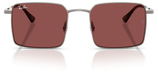 Ray-Ban RB3782 Idan Sunglasses - Gunmetal / Dark Violet