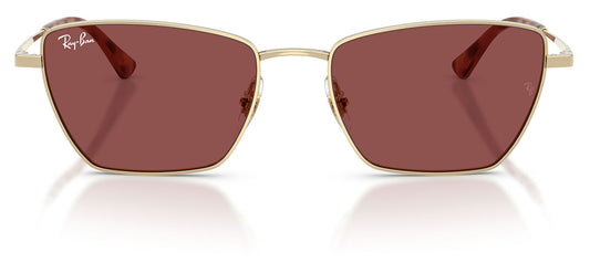 Ray-Ban RB3783 Drea Sunglasses - Pale Gold / Dark Violet