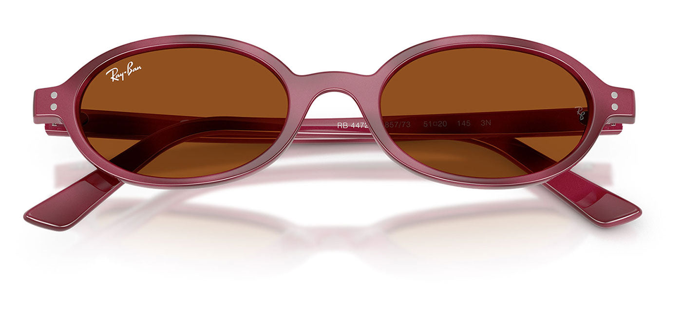 Ray-Ban RB4472 Khal Sunglasses - Violet Havana / Dark Brown