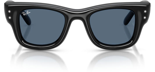 Ray-Ban RB4940B Wayfarer Puffer Crystal Edition Sunglasses - Black / Dark Blue