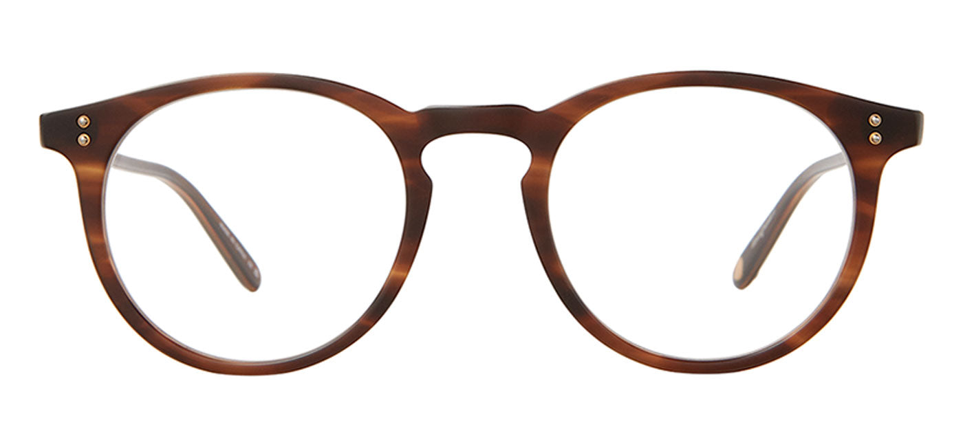 Garrett Leight Carlton Glasses - Matte Brandy Tortoise