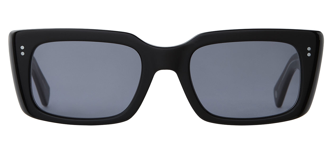Garrett Leight GL 3030 Sunglasses - Black / Semi-Flat Navy
