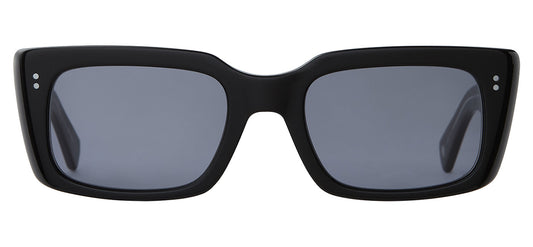 Garrett Leight GL 3030 Sunglasses - Black / Semi-Flat Navy
