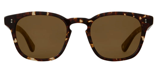Garrett Leight Ace II Sunglasses - Agate Tortoise / Semi-Flat Pure Coffee