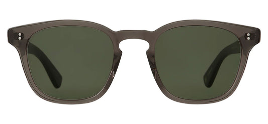 Garrett Leight Ace II Sunglasses - Black Glass / Semi-Flat Pure G15