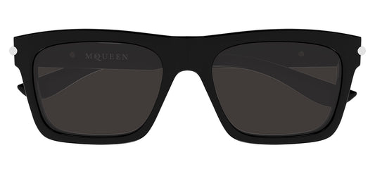 Alexander McQueen AM0495S Sunglasses - Black / Grey