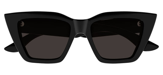 Alexander McQueen AM0507S Sunglasses - Black / Grey