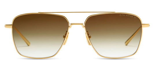 DITA Artoa.57 Sunglasses - Yellow Gold / Brown To Clear Gradient