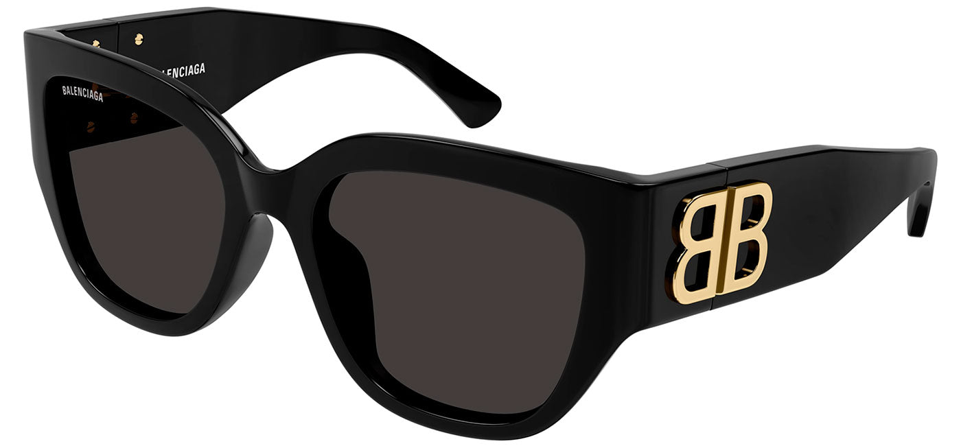 Balenciaga BB0323SK Sunglasses - Black / Grey – Tortoise+Black