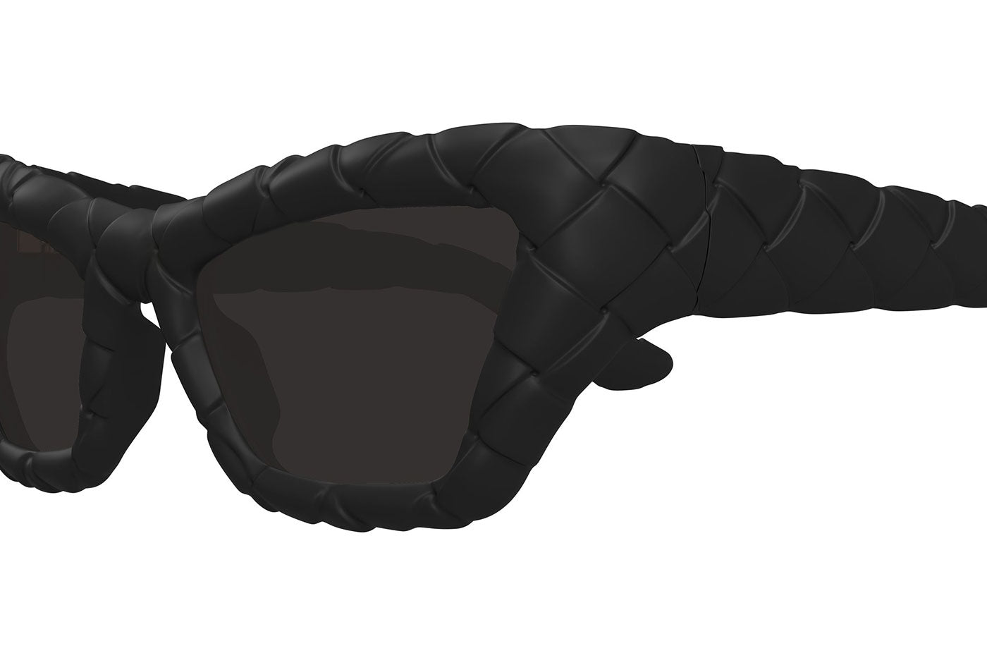 Bottega Veneta BV1438S Sunglasses - Black / Grey