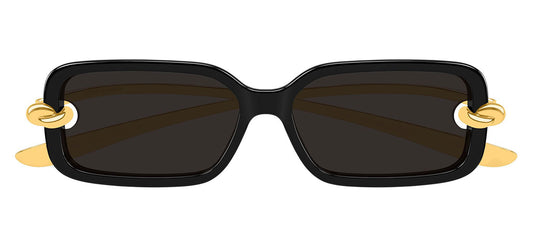 Bottega Veneta BV1439S Sunglasses - Black / Grey