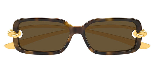 Bottega Veneta BV1439S Sunglasses - Havana / Brown