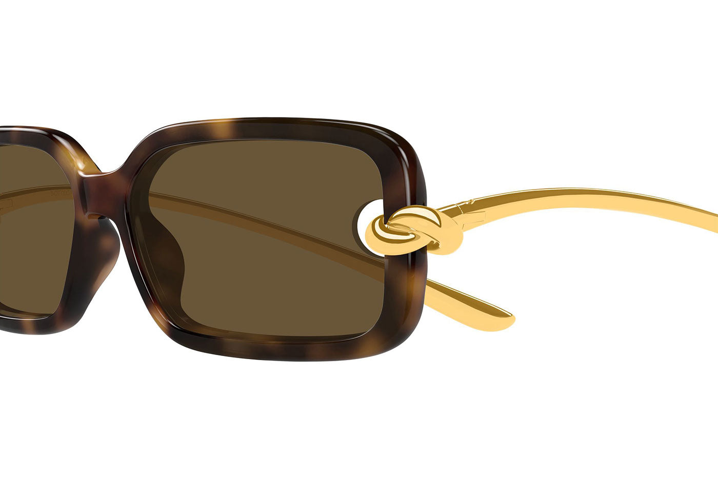 Bottega Veneta BV1439S Sunglasses - Havana / Brown