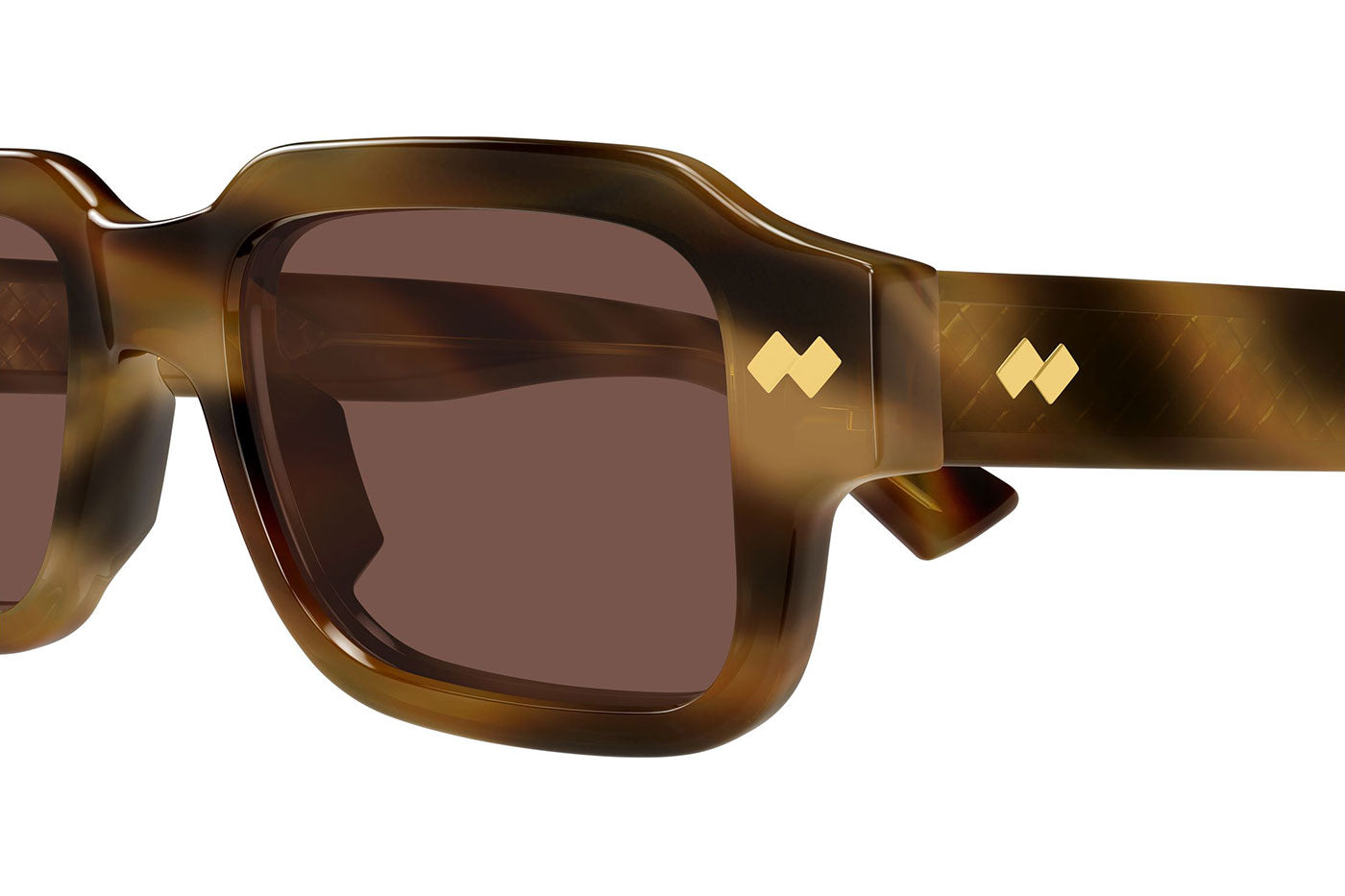 Bottega Veneta BV1442S Sunglasses - Havana / Brown