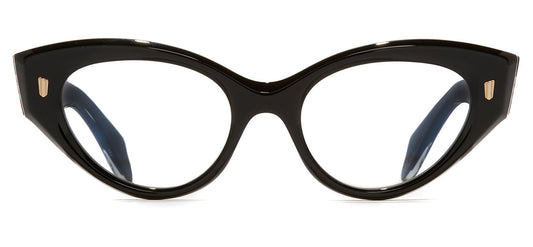 Cutler and Gross 1417 Glasses - Black on Crystal