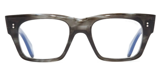 Cutler and Gross 9690 Glasses - Striped Green Crystal