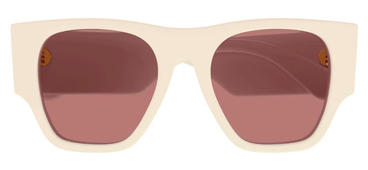 Chloe CH0233S Sunglasses - Ivory / Red