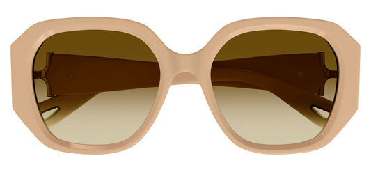 Chloe CH0236 Sunglasses - Ivory / Brown Gradient