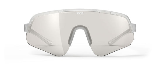 IZIPIZI Flash Sunglasses - Crystal / Silver Mirror Photochromic