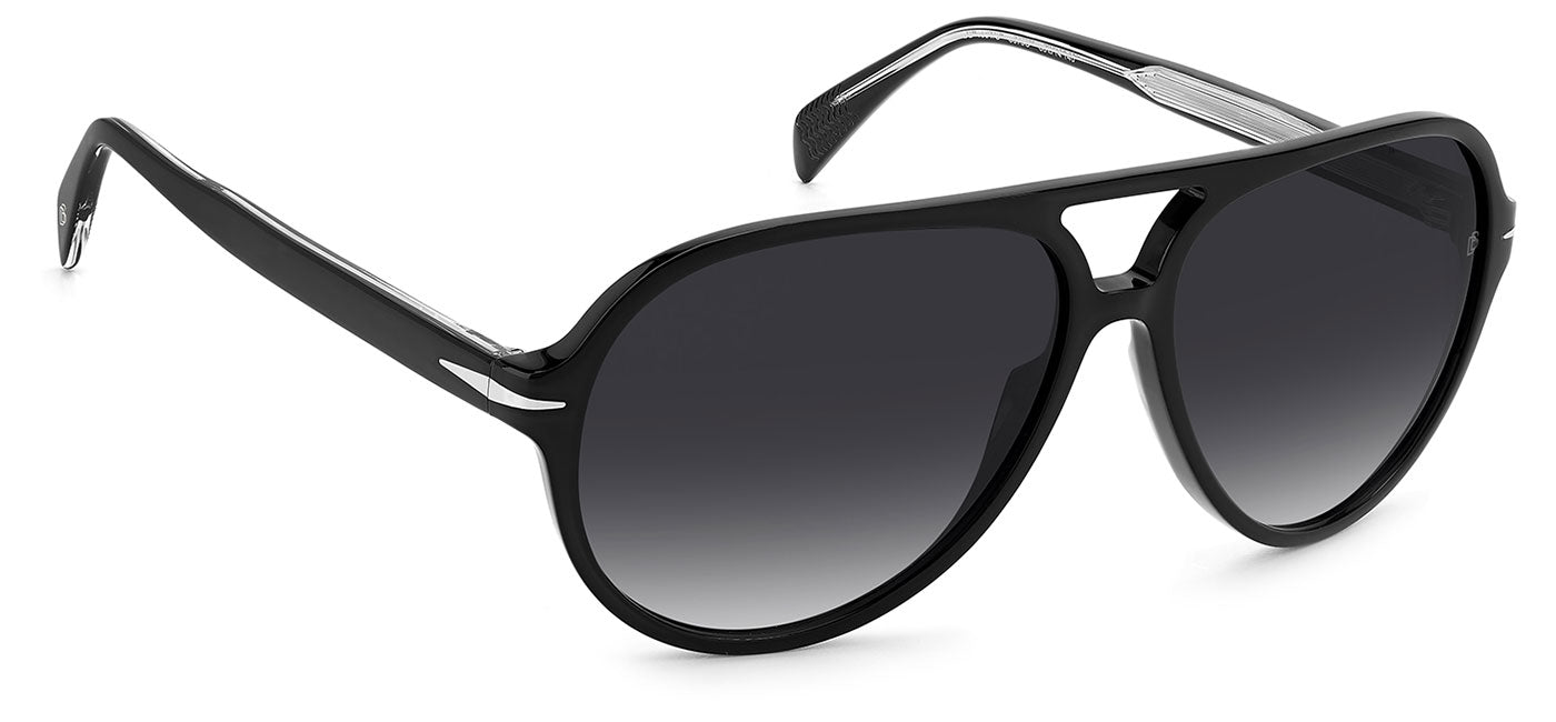 David Beckham DB1091/S Sunglasses - Black / Dark Grey Gradient