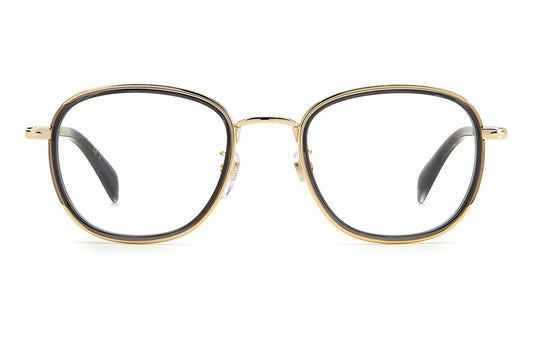 David Beckham DB7075/G Glasses - Gold & Grey