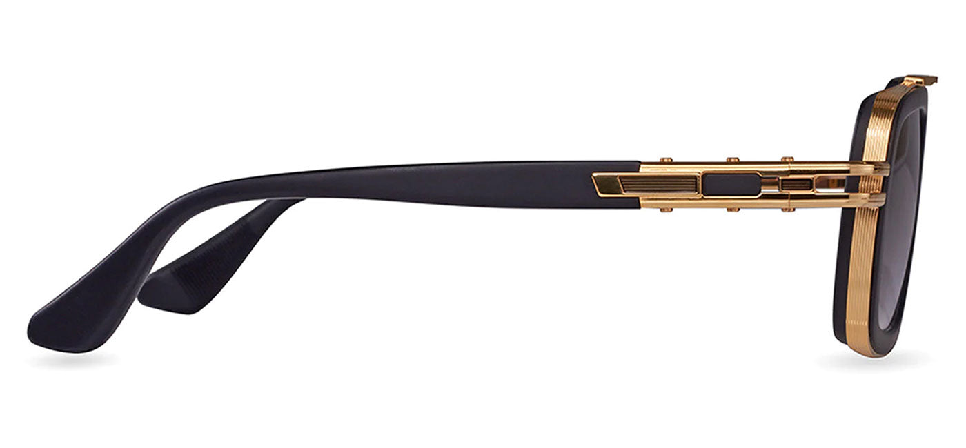 DITA LXN-EVO Sunglasses - Matte Black and Yellow Gold / Dark Grey to Clear Gradient