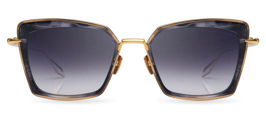 DITA Perplexer Sunglasses - Black Haze and Yellow Gold / Dark Grey to Clear Gradient