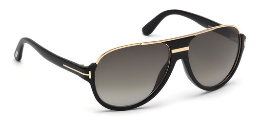 Tom Ford FT0334 Dimitry Sunglasses - Black / Green Gradient