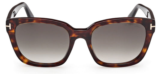 Tom Ford FT1216 Haylay Sunglasses - Dark Havana / Gradient Smoke