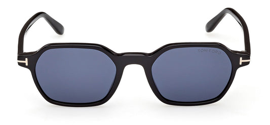 Tom Ford FT1301 Sunglasses - Shiny Black / Blue