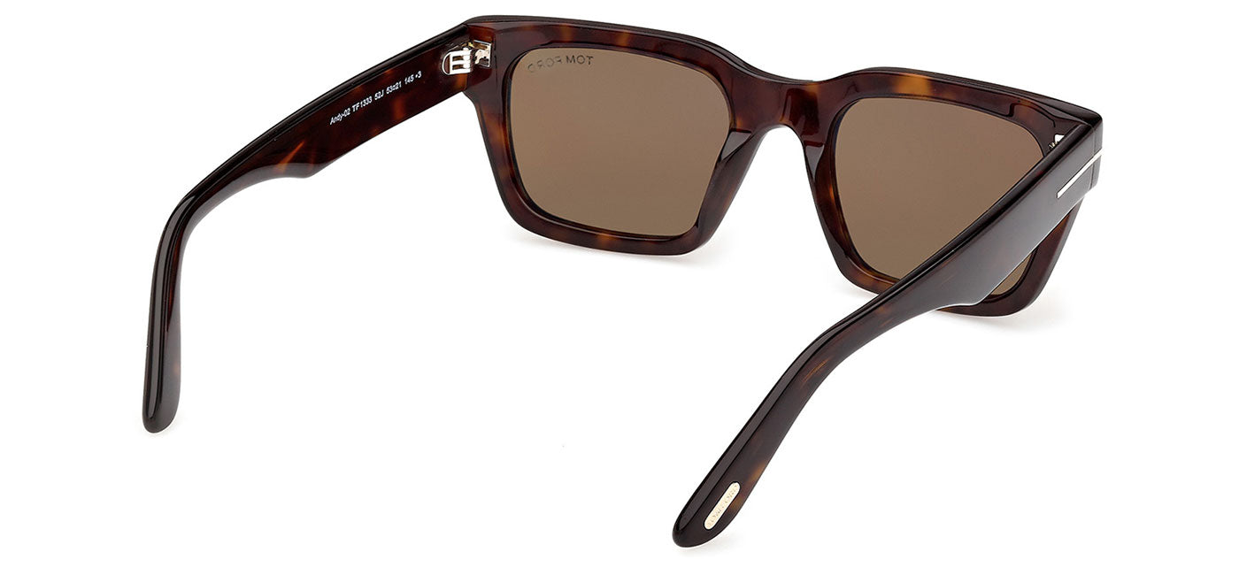 Tom Ford FT1333 Andy-02 Sunglasses - Dark Havana / Roviex