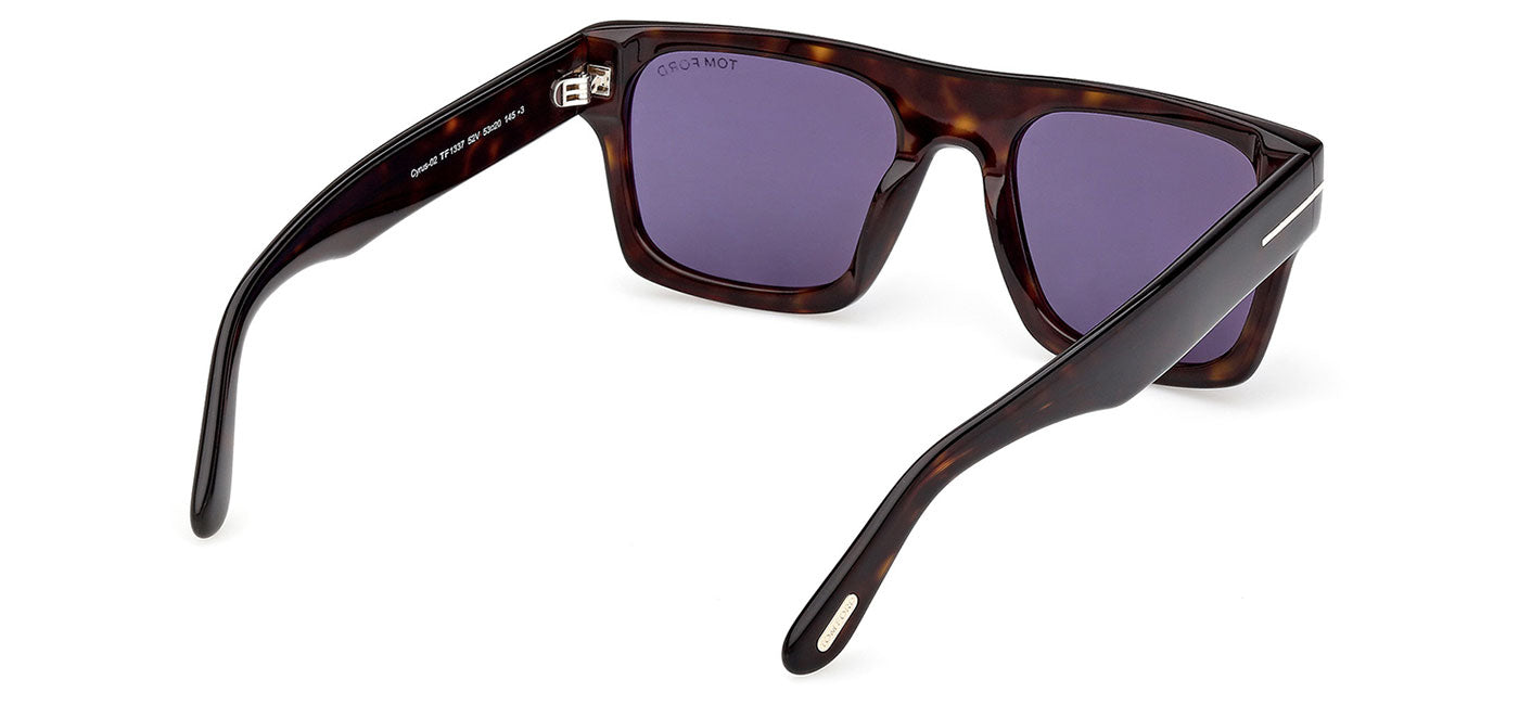 Tom Ford FT1337 Cyrus-02 Sunglasses - Dark Havana / Blue