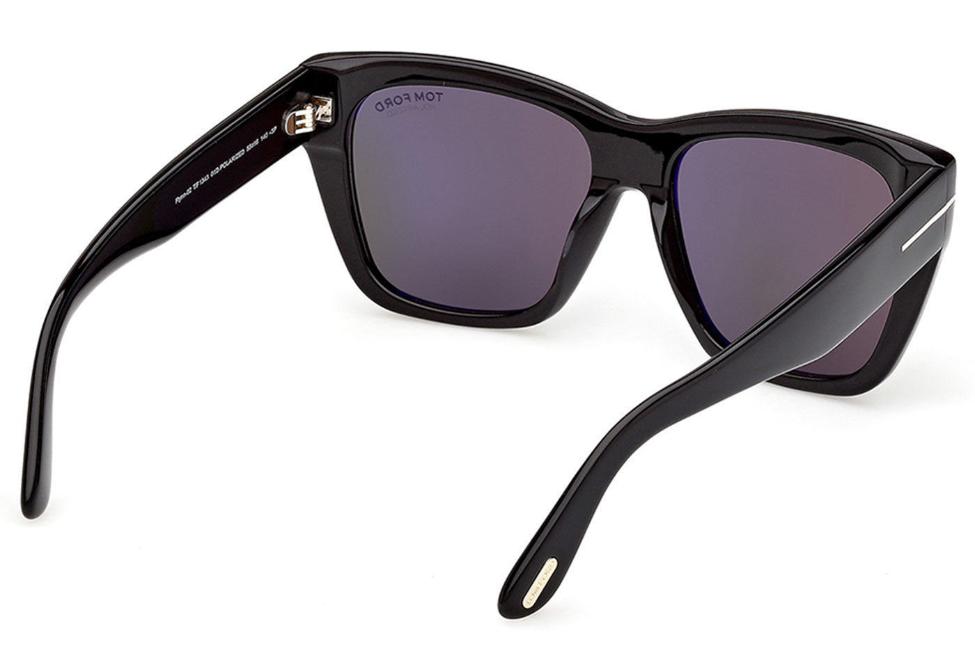 Tom Ford FT1343 Flynn-02 Sunglasses - Shiny Black / Smoke Polarised