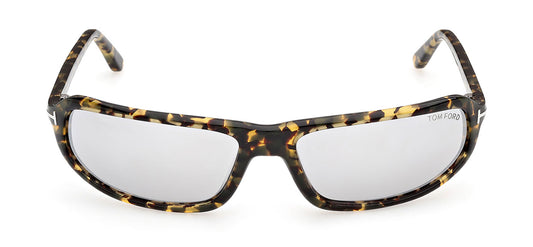Tom Ford FT1400 Addison-02 Sunglasses - Coloured Havana / Smoke Mirror