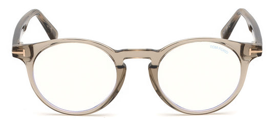 Tom Ford FT5557 Glasses - Shiny Light Brown