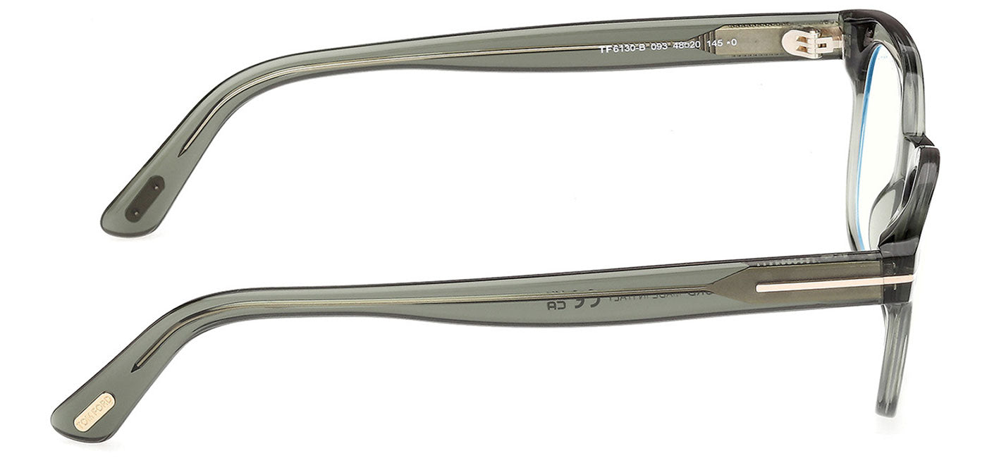 Tom Ford FT6130-B Glasses - Shiny Light Green